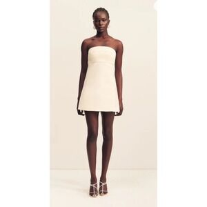 shona joy circle sleeve mini dress Shona Joy Jefferson Circle Sleeve Backless Mini Dress in Cream